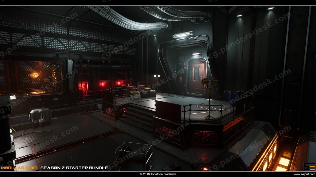 模块化科幻场景 - Modular Scifi Season 2 Starter Bundle