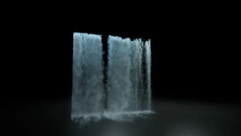 高质量VDB瀑布特效 Waterfall 3D VDB Pack