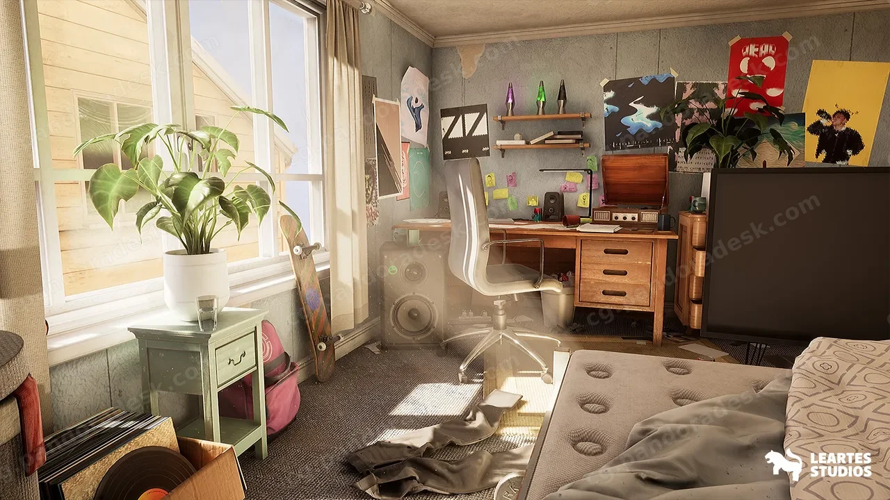卧室房间环境 - Will's Room Environment (Will'ss Room Environment House Home Interior Bed )