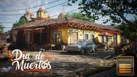 墨西哥亡灵节场景 - Mexico - Day of the Dead (Día de los Muertos)