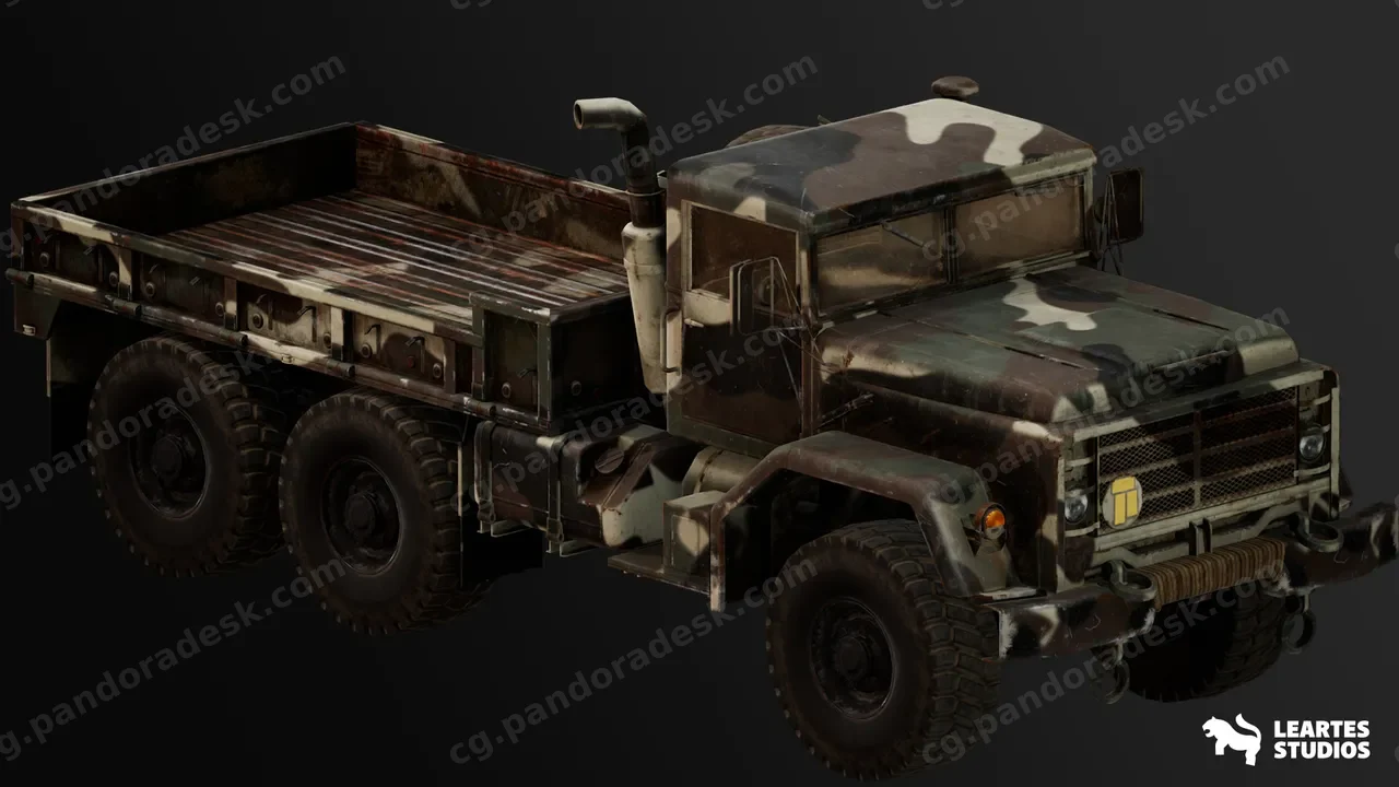 可驾驶军用卡车 - Military Truck - Rigged BP Controllable