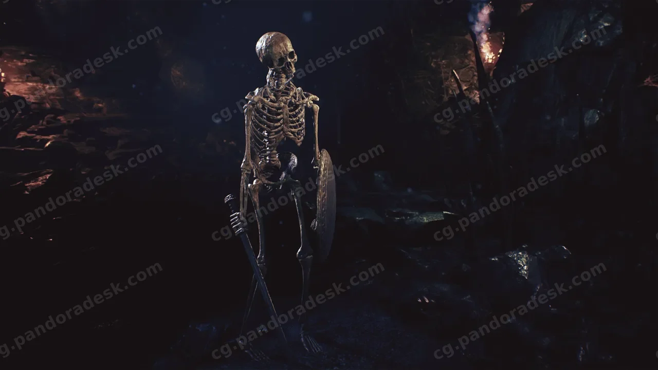 骷髅角色带动画-Skeleton Lightweight