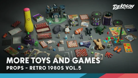复古80年代 第五卷 - 更多玩具与游戏 - Retro 80's VOL.5 - MORE Toys & Games