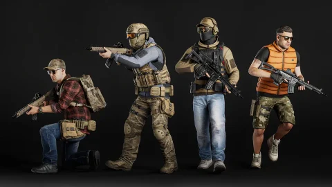 模块化休闲军用士兵 Modular Casual Military Soldier