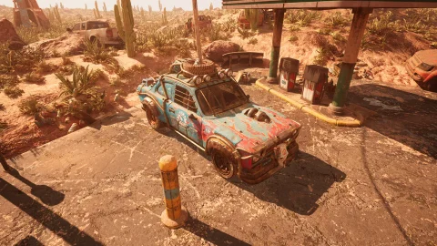 废弃沙漠加油站-Post Apocalyptic Desert