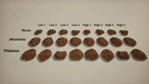 荒漠景观素材 Desert Landscape Assets