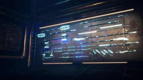 科幻近战武器包 Sci-fi Melee Weapon Pack