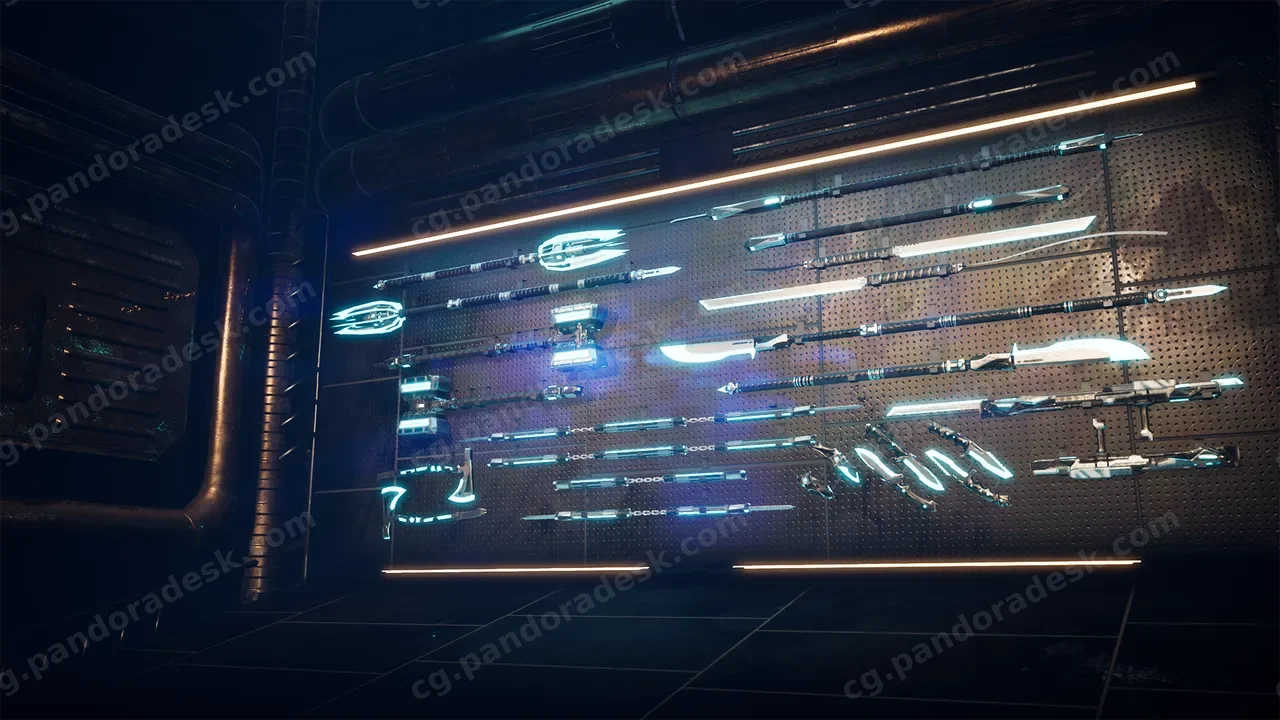 科幻近战武器包 Sci-fi Melee Weapon Pack