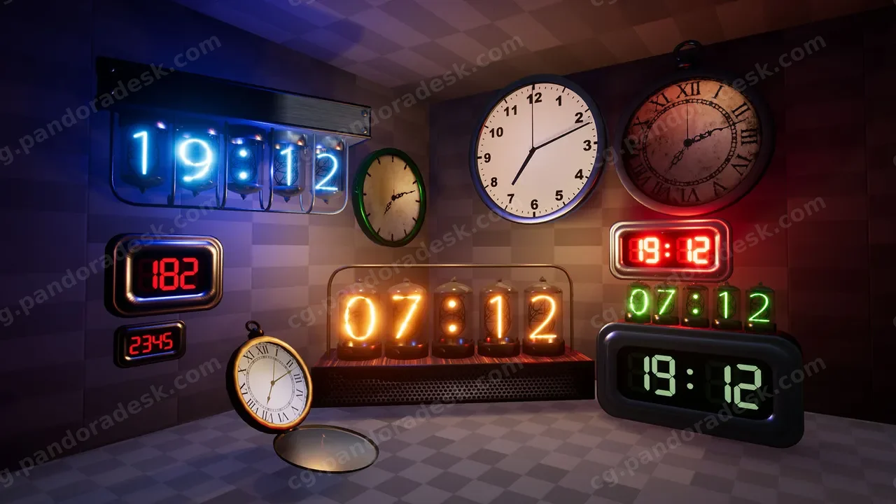 计时器、时钟和计数器包 - Timers, Clocks and Counters Pack