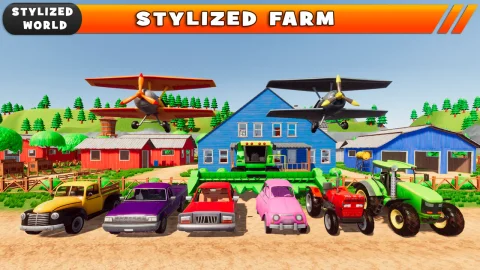 农场建筑-Stylized Farm Village