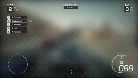 赛车游戏UI图标二维资源 Racing UI Elements