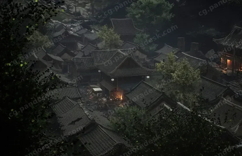 古风亚洲村庄 - ASIAN - Village