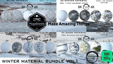 冬季材质套装 - WINTER BUNDLE VOL1