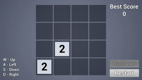 2048 谜题游戏模板 2048 Puzzle Game Template
