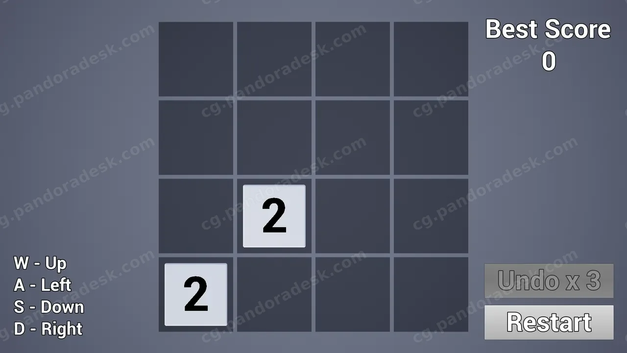 2048 谜题游戏模板 2048 Puzzle Game Template