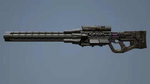 虚幻UE5科幻脉冲狙击步枪- Sniper Volt Shock Rifle