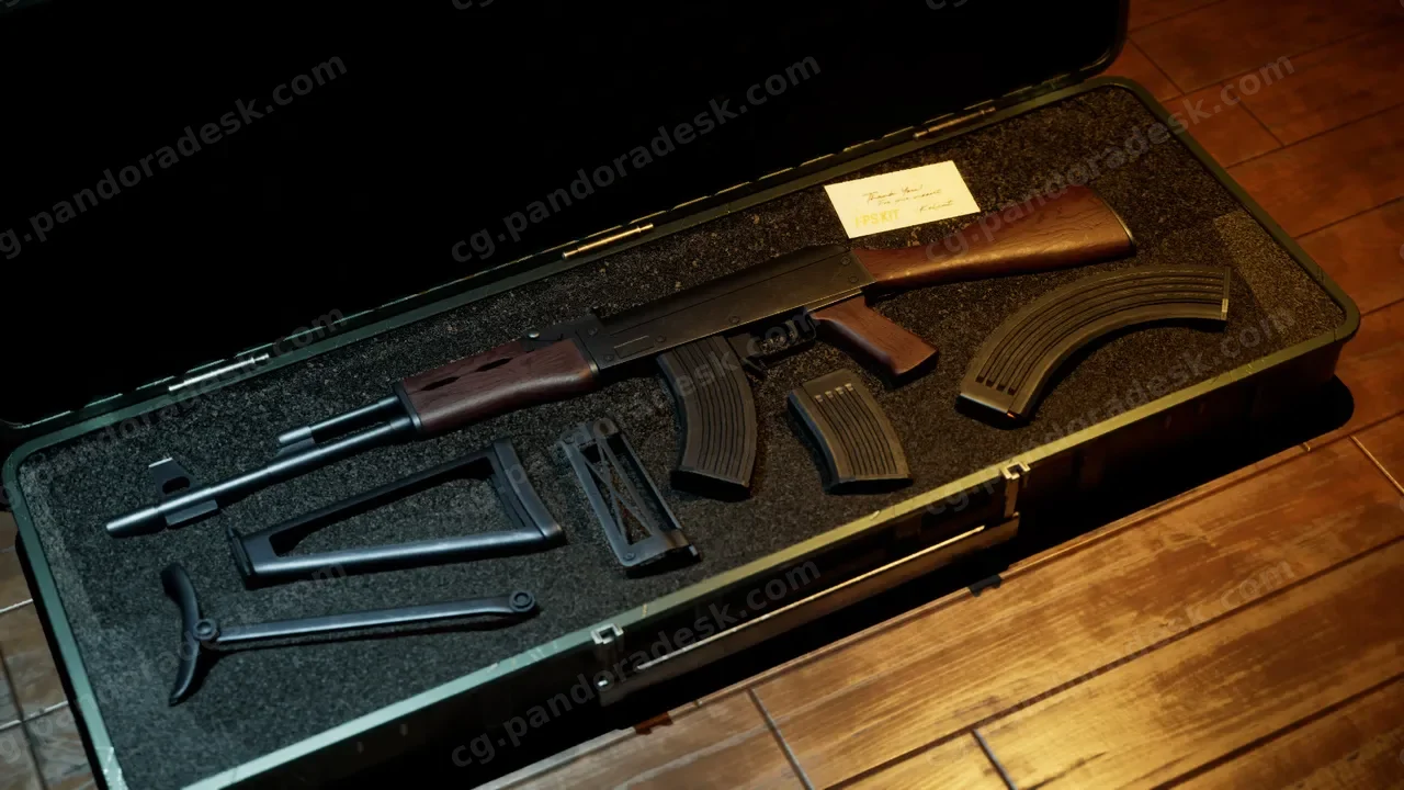 枪械和动画-AK-47 (FPSK Ready)