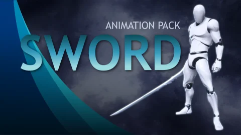 人物格斗太刀剑动作动画 Sword Animation Pack