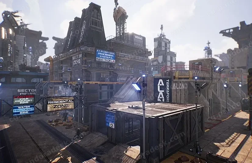 科幻工业基地 - Sci-Fi Industrial Base