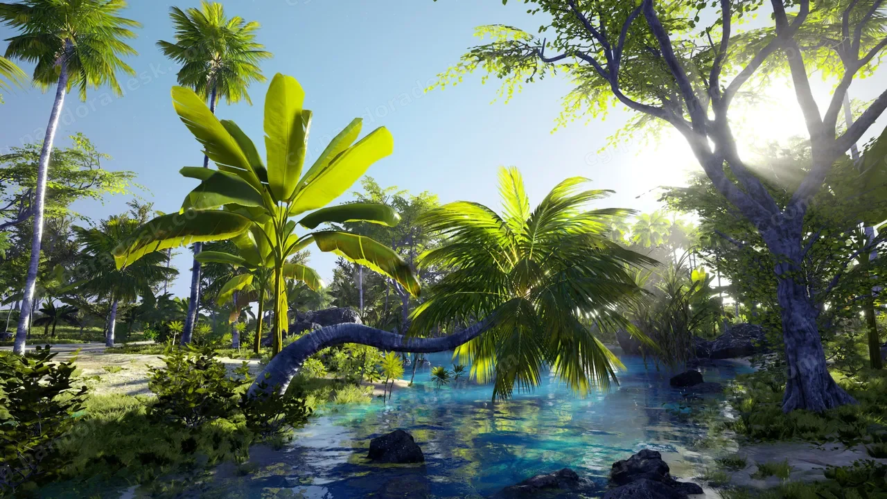 毛里求斯海岸-3D-Scanned, Photo-Realistic Mauritius Asset Pack