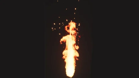 火焰烟雾特效-Looping Fire FX