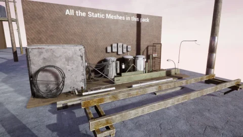 程序化公用塔和电表 - Procedural Utility Tower and Electric Meters
