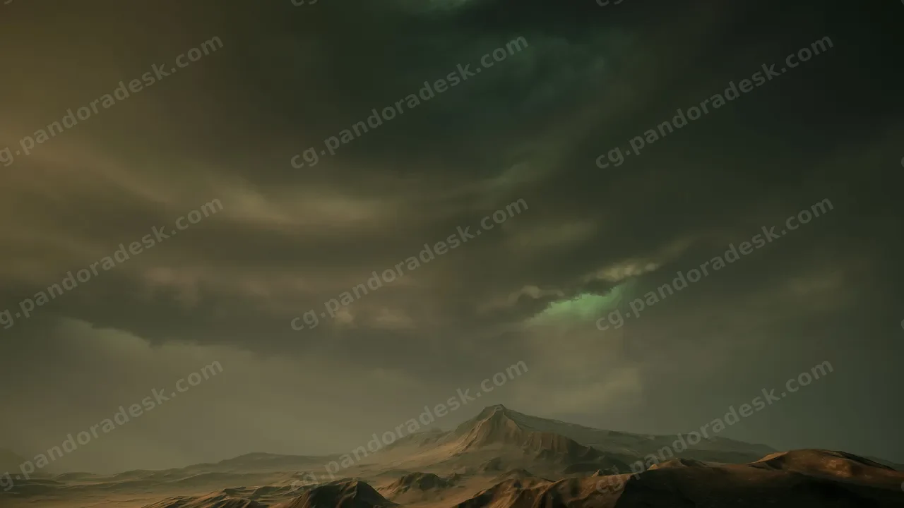 哑光绘画天空盒包 VIII:末日天空 - Matte Painting Skybox Pack VIII: Doom Skies