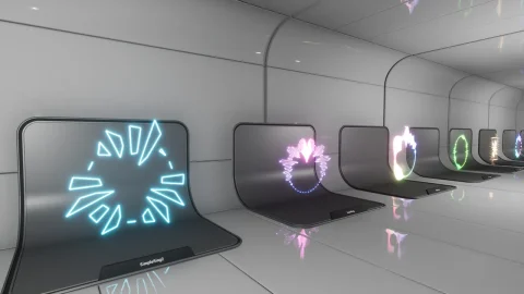 音频可视化动态粒子特效 Niagara Audio Visualizer