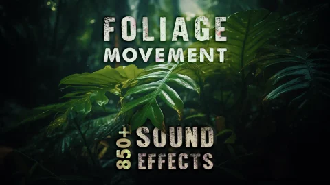 树叶运动音效 - Foliage Sound FX Volume I