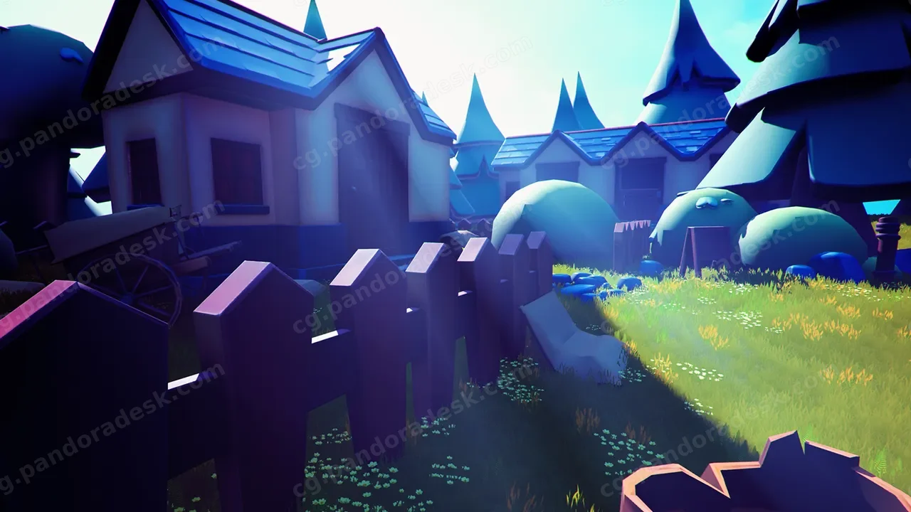 风格化城镇资产包 - Stylized Town Assets Pack