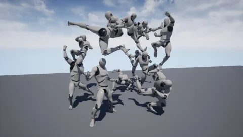 近战格斗-Stylish Action Combat Animation Pack