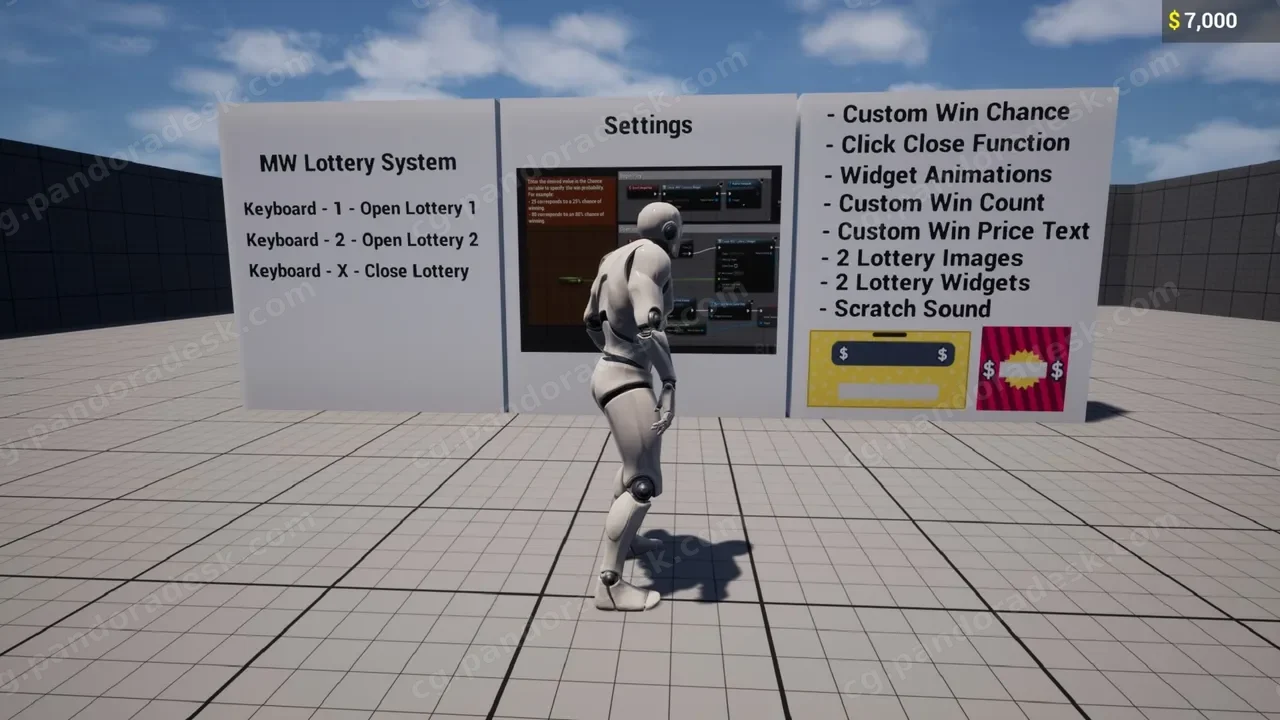 游戏抽奖刮刮卡系统 - Scratch Card Lottery System