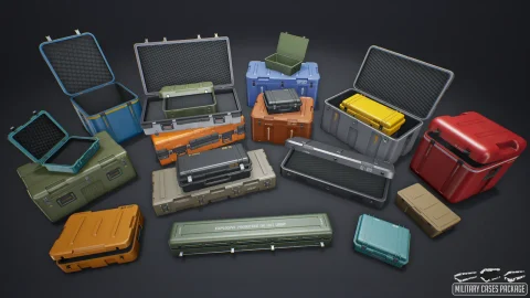 军用工具箱 - Military Cases Package