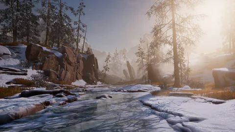 雪景山谷-Snow Forest