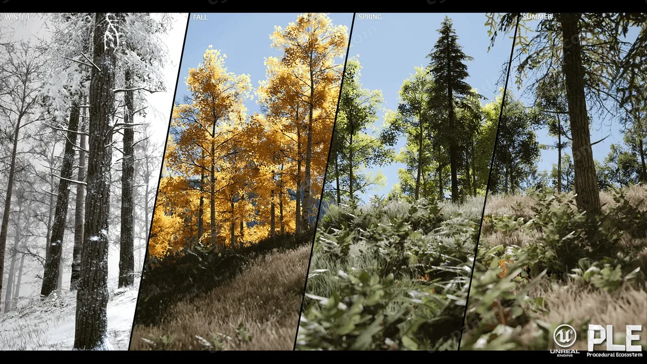 程序化景观生态系统 - PLE - Procedural Landscape Ecosystem