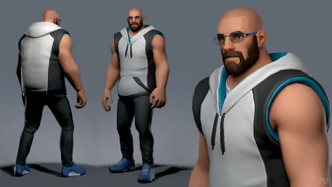 风格化的男性和女性 - 仅资产 Stylized Males and Females - assets only