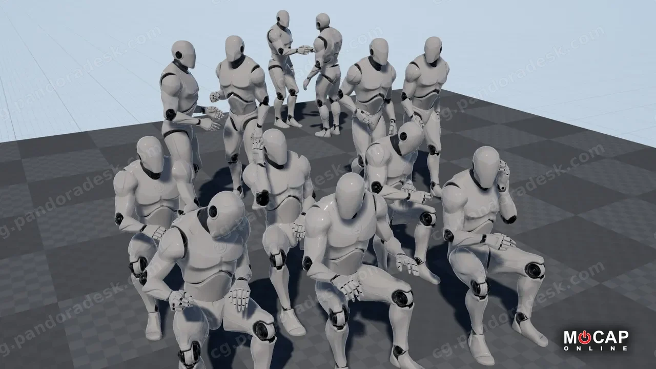 商务办公动画-Office Desk - MoCap Pack