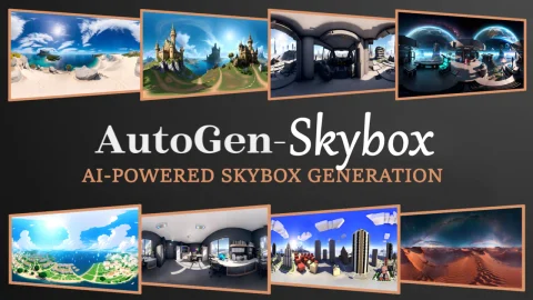 AI生成hdr天空环境工具 - AutoGen - AI Skybox