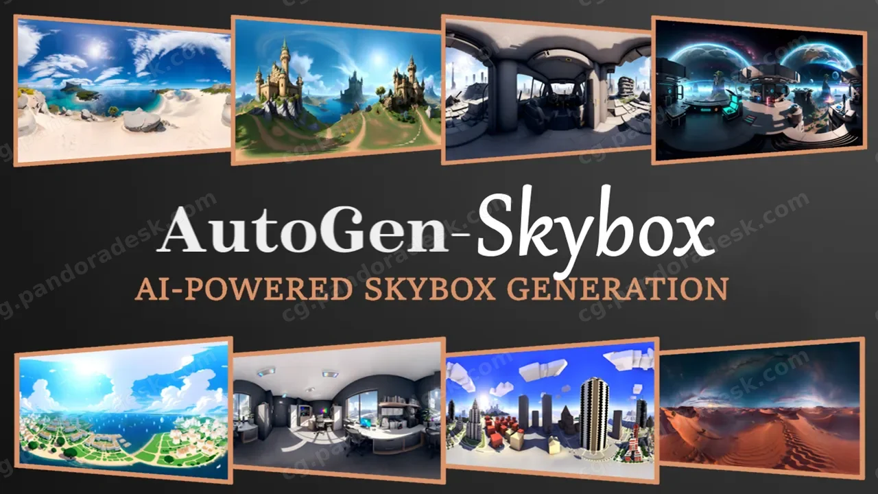 AI生成hdr天空环境工具 - AutoGen - AI Skybox