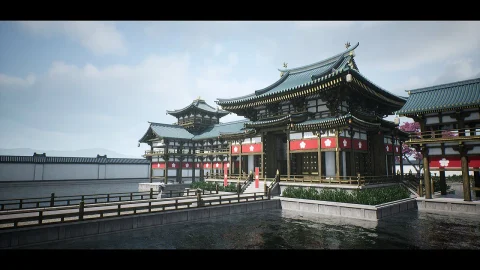 日本寺庙建筑-Modular Japanese Temple