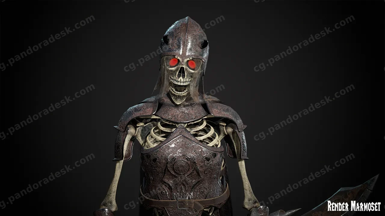 骷髅守卫(模块化) - Skeleton Guard (Modular)
