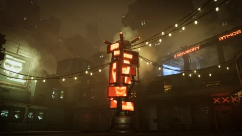 赛博朋克城市-Modular CyberPunk City Asset Pack