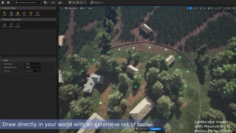 大型村庄-使用PCG创建村庄、农场和废墟 - Massive Village - Create villages, farms and ruins with PCG