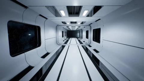 宇宙飞船内部-Modular Sci-Fi Interior