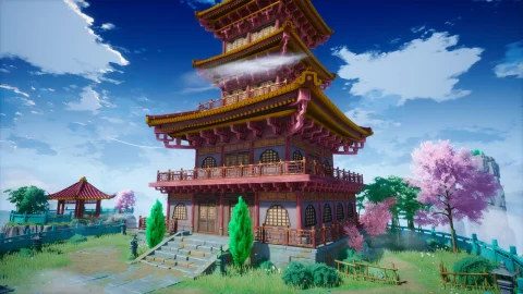 风格化东方幻想环境 - Cartoon Stylized Oriental Fantasy Environment