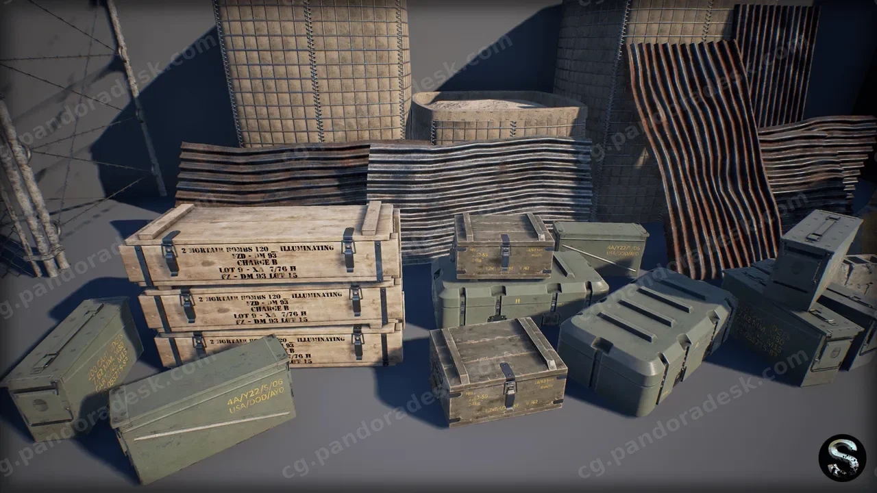 军事道具包 - Military Props Pack