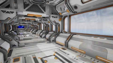 科幻场景内部-Modular Sci-Fi Environment D