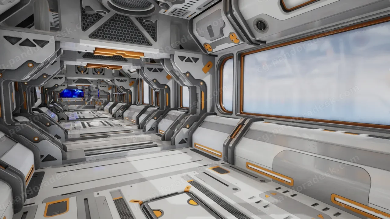 科幻场景内部-Modular Sci-Fi Environment D
