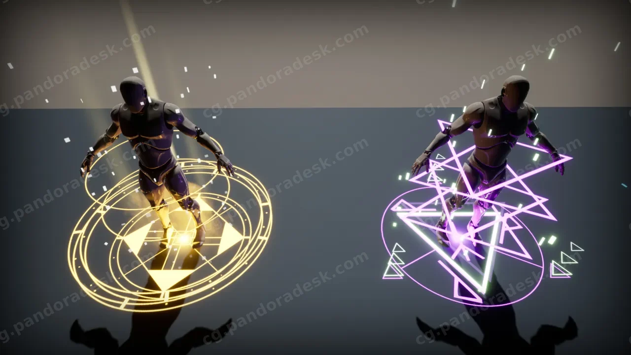 魔法阵特效-Magic Sigil VFX/Material Pack
