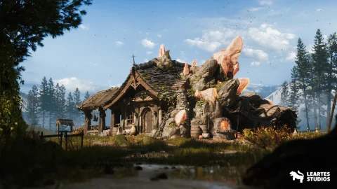 卡通水晶工艺环境 Crystals and Crafting Environment